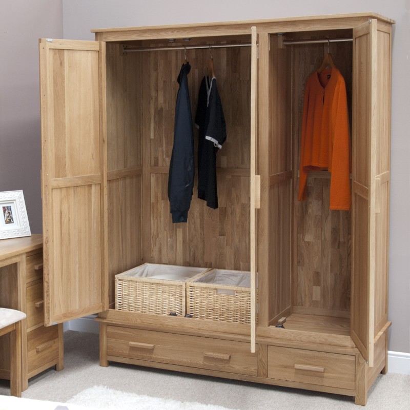 Opus Modern Oak Triple Wardrobe