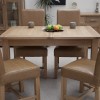Opus Modern Oak Twin Leaf Extending Dining Table
