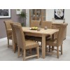 Opus Modern Oak Twin Leaf Extending Dining Table