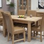 Opus Modern Oak Twin Leaf Extending Dining Table