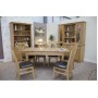 Opus Modern Oak Twin Leaf Plain Top Extending Table
