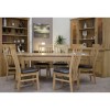 Opus Modern Oak Twin Leaf Plain Top Extending Table