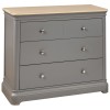 Pebble Grey Painted 2+2 Chest of Drawers