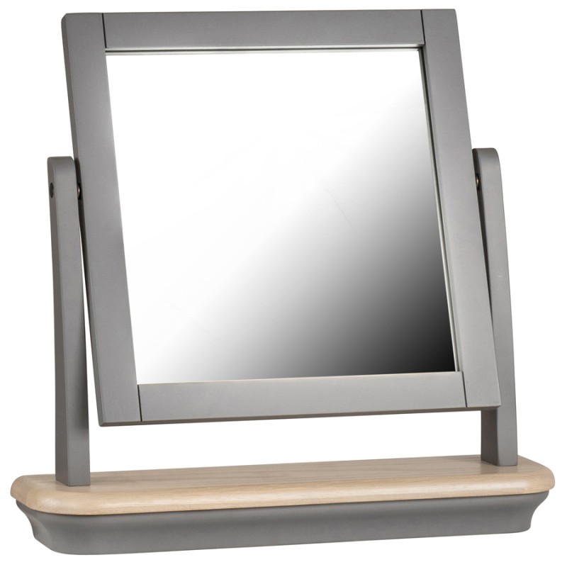 Pebble Grey Painted Dressing Table Mirror