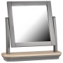 Pebble Grey Painted Dressing Table Mirror
