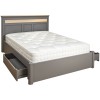 Pebble Grey Painted Kingsize Bed