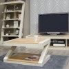 Z Painted 3X2 Coffee Table with Natural Oak Top