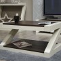 Z Painted 3X2 Coffee Table with Wenge Oak Top