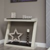Z Painted Hall Table with Wenge Oak Top
