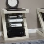 Z Painted  Hifi Cabinet with Wenge Oak Top