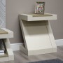 Z Painted  Lamp Table with Smoke Oak Top
