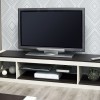 Z Painted Large Plasma TV Cabinet with Wenge Oak Top
