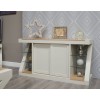 Z Painted Large Sideboard with Natural Oak Top