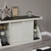Z Painted Large Sideboard with Wenge Oak Top
