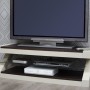 Z Painted Plasma TV Cabinet with Wenge Oak Top