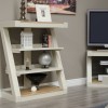 Z Painted Small Bookcase with Natural Oak Top
