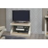 Z Painted TV Cabinet with Natural Oak Top Z Painted TV Cabinet with Natural Oak Top