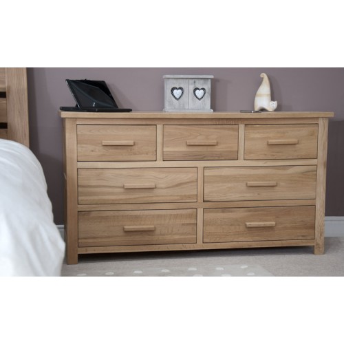 Opus Modern Oak 7 Drawer Multi Chest