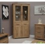 Opus Modern Oak 4 Door Library Unit