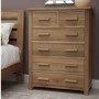 Opus Modern Oak 2 Over 4 Drawer Chest