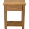 Opus Modern Oak Lamp Table