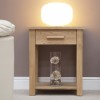 Opus Modern Oak Lamp Table