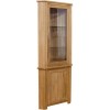 Opus Modern Oak Corner Display Unit