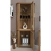 Opus Modern Oak Corner Display Unit