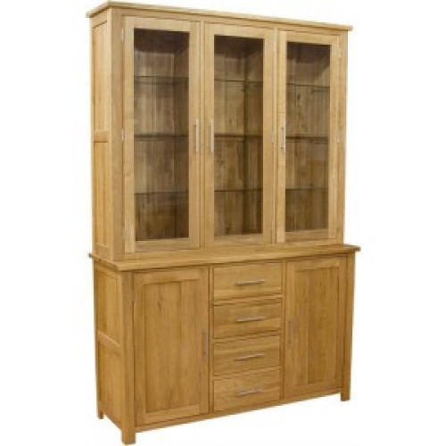 Opus Modern Oak Large Sideboard + Dresser Top