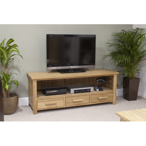 Opus Modern Oak Plasma TV Unit