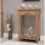 Opus Modern Oak Small Console Table
