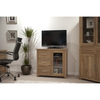 Opus Modern Oak Small Glazed Chest