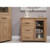 Opus Modern Oak Small Glazed Chest