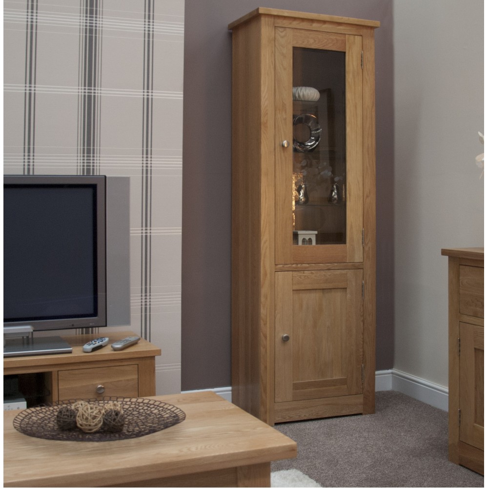 Torino Contemporary Oak 1 Door Glazed Unit