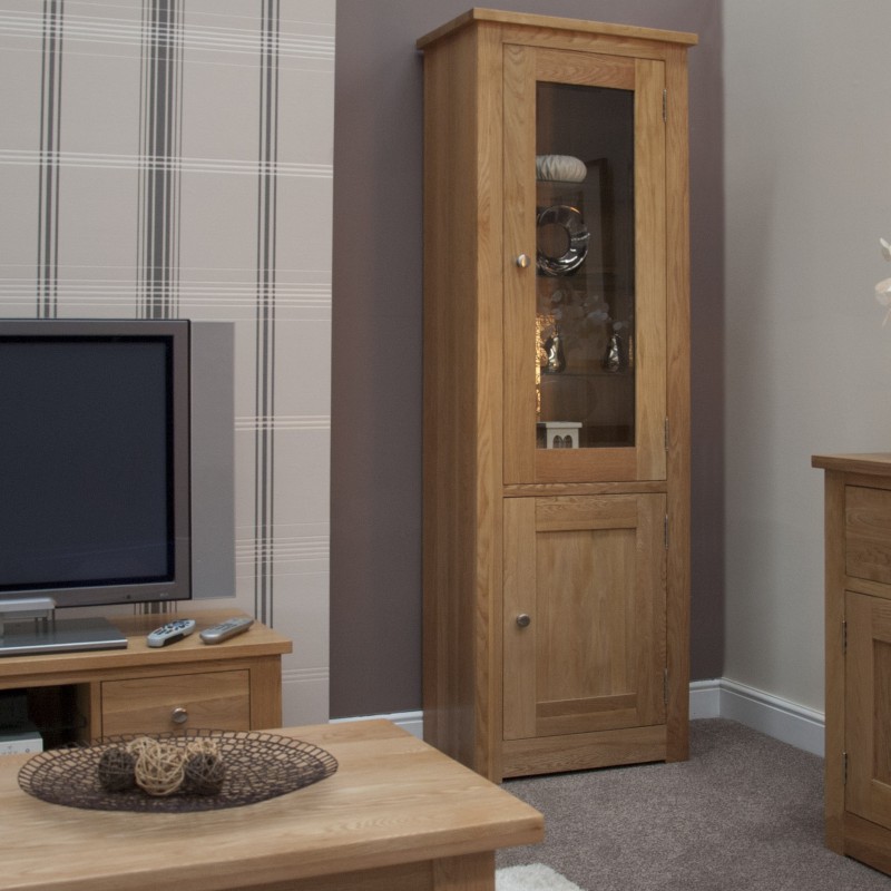 Torino Contemporary Oak 1 Door Glazed Unit