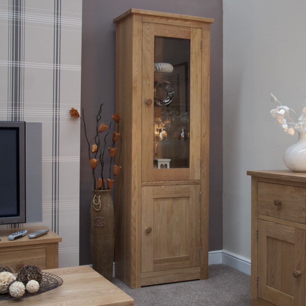 Torino Contemporary Oak 1 Door Glazed Unit