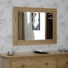 Torino Contemporary Oak 1020 x 720 Medium Mirror