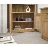 Torino Contemporary Oak 2 Door Bookcase