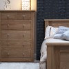 Torino Contemporary Oak 2 Over 4 Drawer Chest