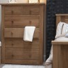 Torino Contemporary Oak 2 Over 4 Drawer Chest