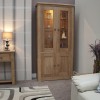 Torino Contemporary Oak 4 Door Library Unit