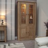Torino Contemporary Oak 4 Door Library Unit