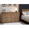 Torino Contemporary Oak 7 Drawer Multi Chest