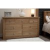 Torino Contemporary Oak 7 Drawer Multi Chest