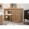 Torino Contemporary Oak Dressing Table + Stool Torino Contemporary Oak Dressing Table + Stool