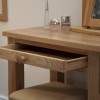 Torino Contemporary Oak Dressing Table + Stool