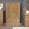 Torino Contemporary Oak Gents Wardrobe