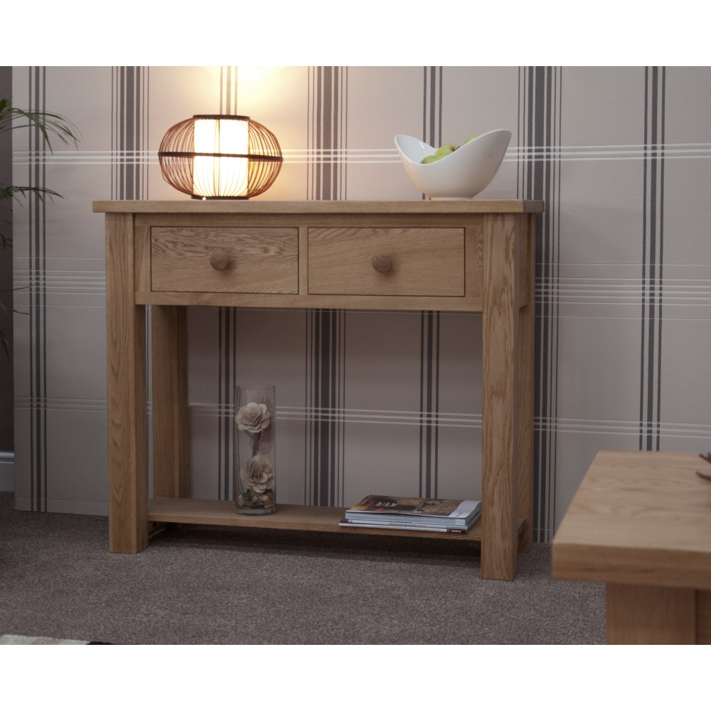 Torino Contemporary Oak Hall Console Table Torino Contemporary Oak Hall Console Table