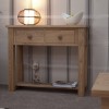Torino Contemporary Oak Hall Console Table