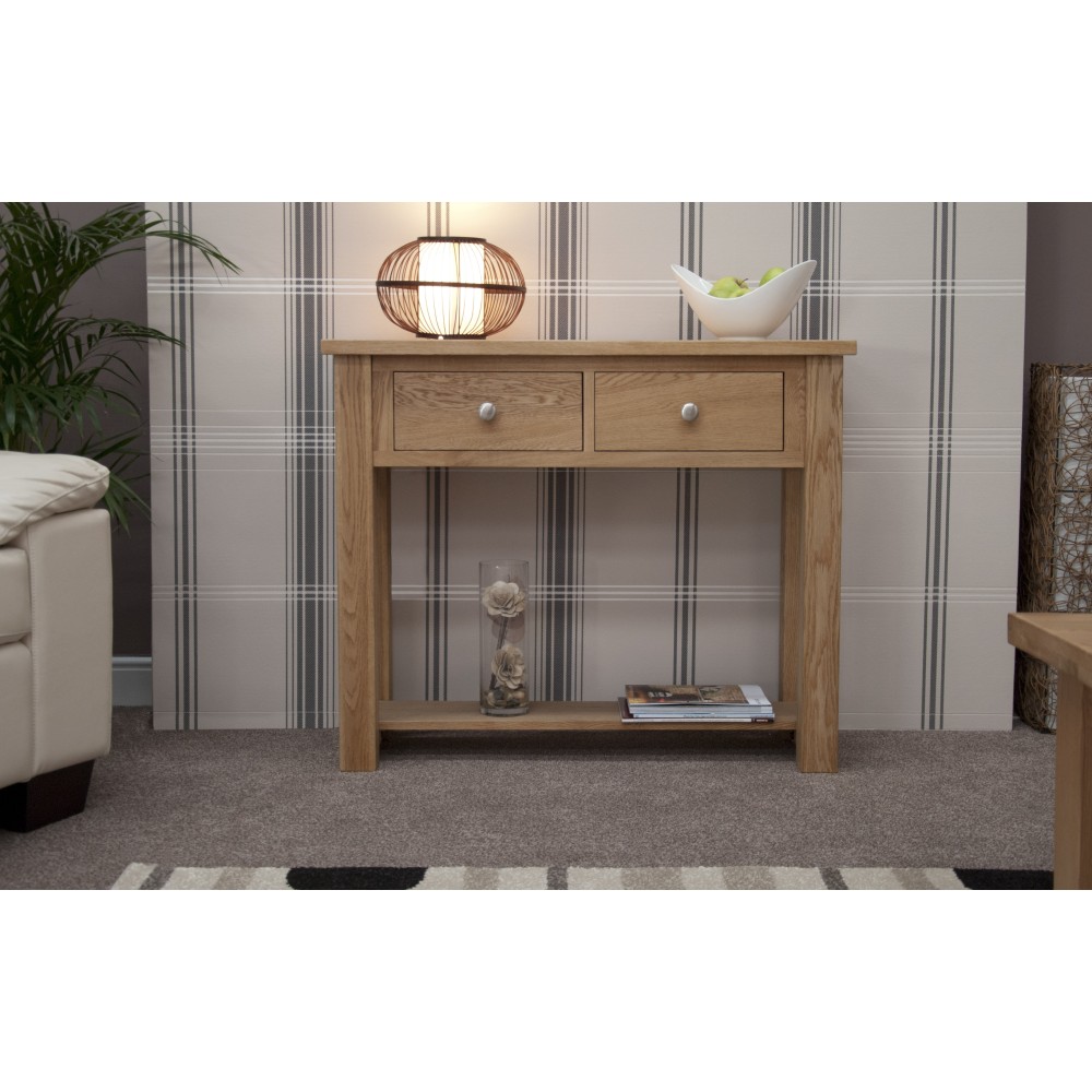 Torino Contemporary Oak Hall Console Table Torino Contemporary Oak Hall Console Table